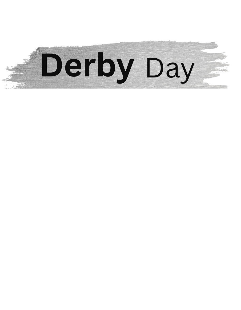 The "Derby Day" Tee